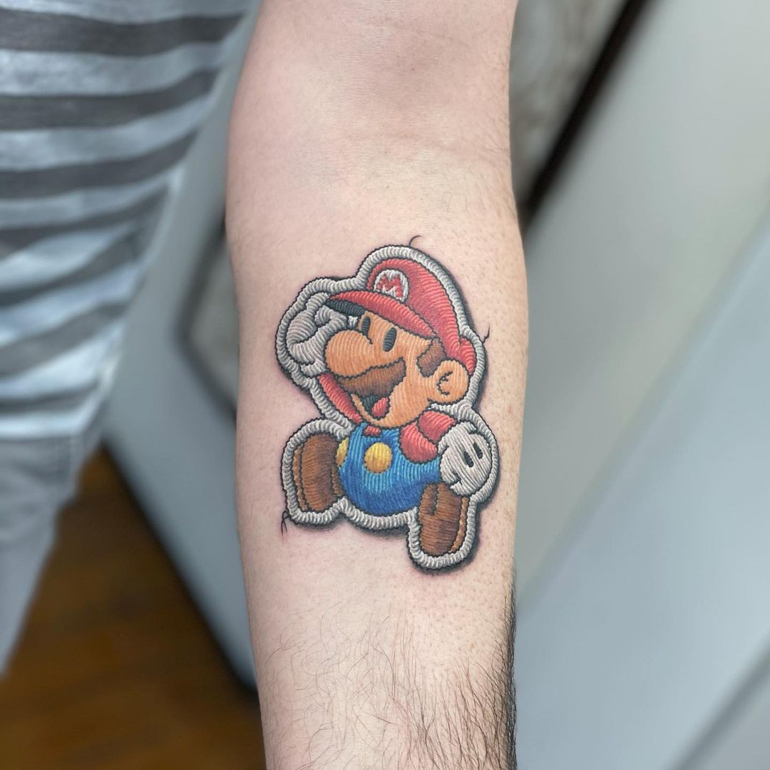 Super Mario Tattoo