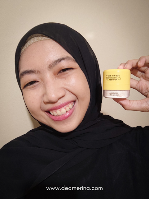 Review Sunscreen Powder & Cushion Sun Hero, Cara Simple Pakai Sunscreen~