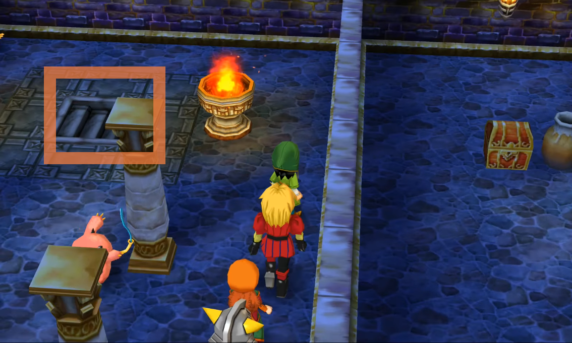 The location of the first Red Fragment (1) | Dragon Quest VII
