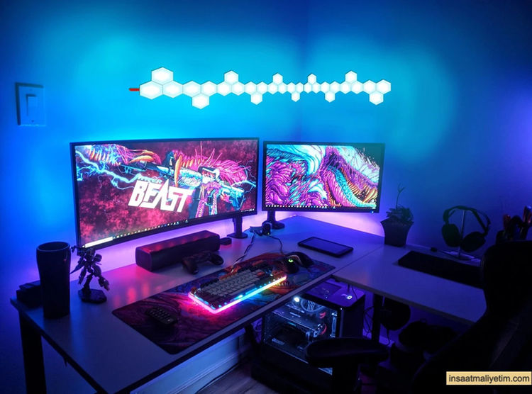 Gamer Odası RGB aydınlatma