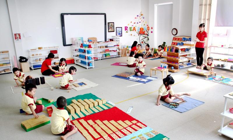 Bài tập Montessori áp dụng cho trẻ ở mọi giai đoạn.