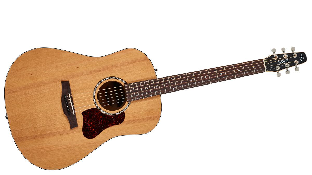 Seagull S6 solid acoustic guitar for beginners.
