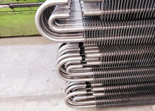 Tabung Sirip Stainless Square Economizer untuk Boiler Pembangkit Listrik