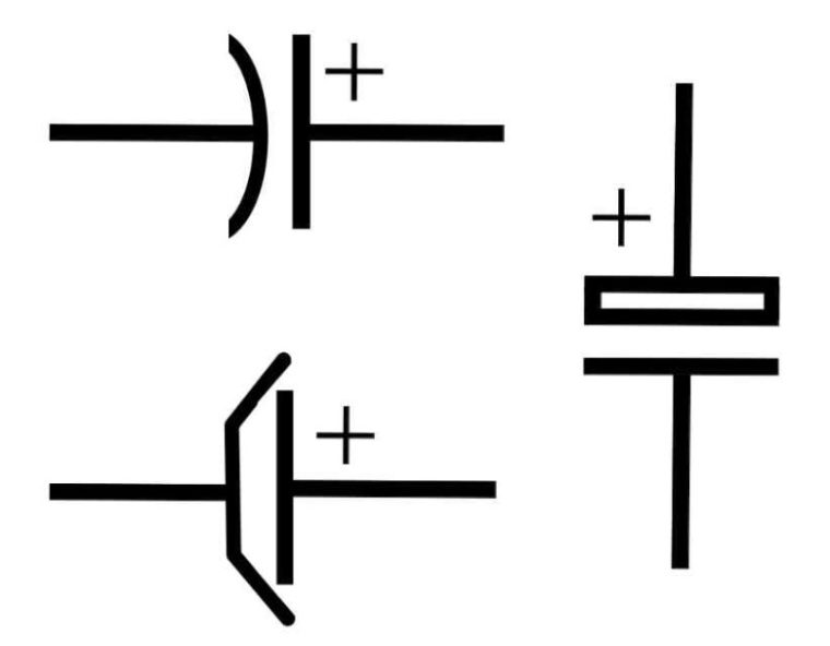 simbol kapasitor