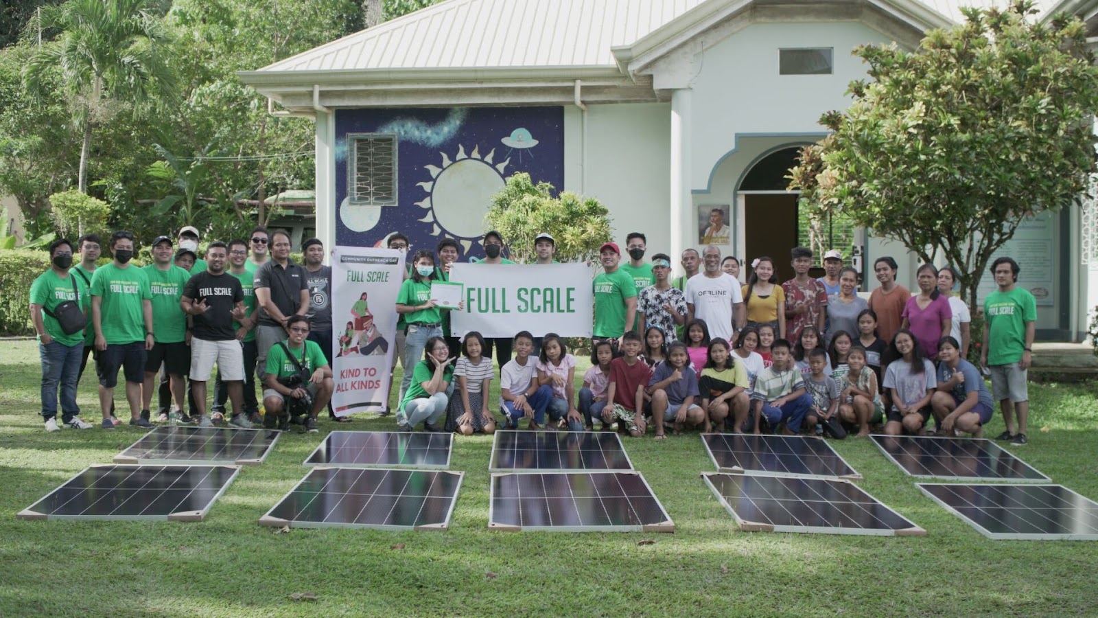 Full Scale Donates Solar Panels for Batang Pinangga