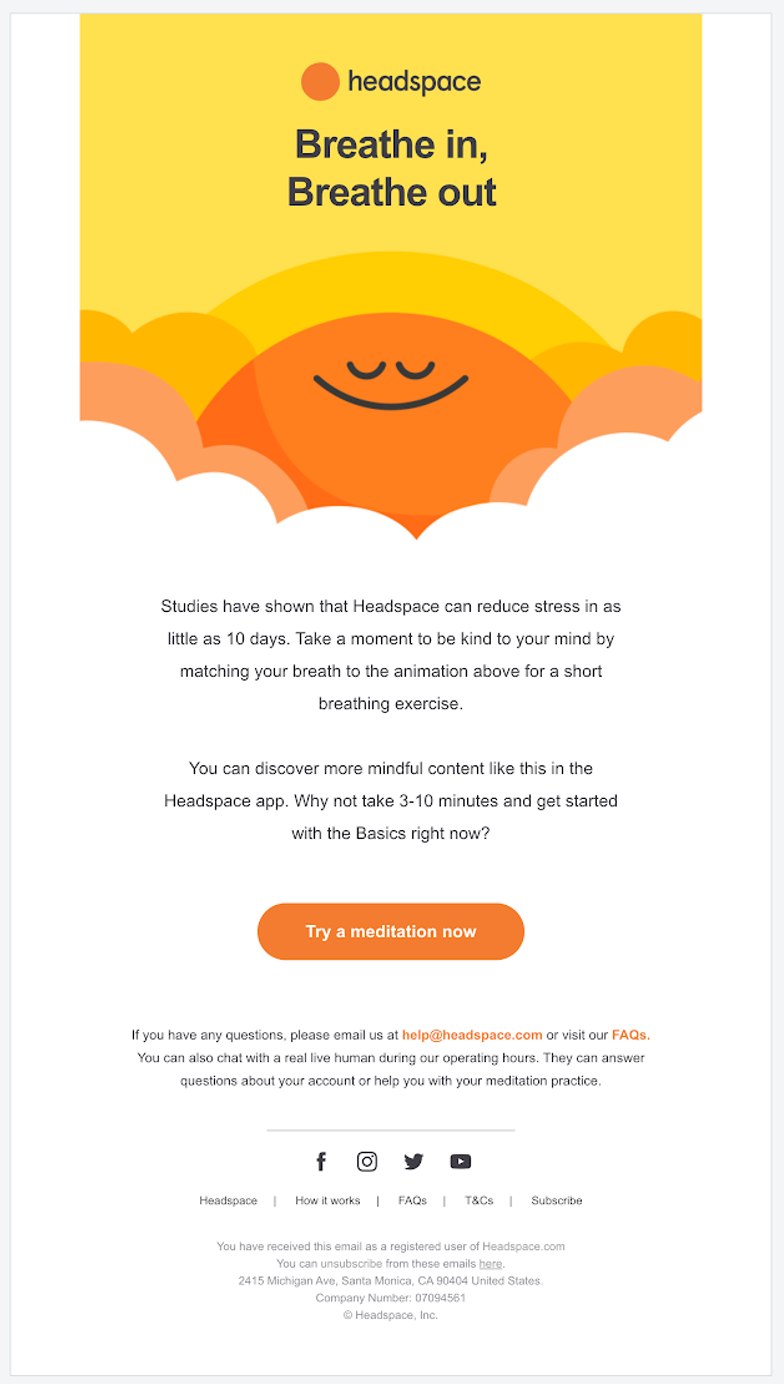 headspace messaging