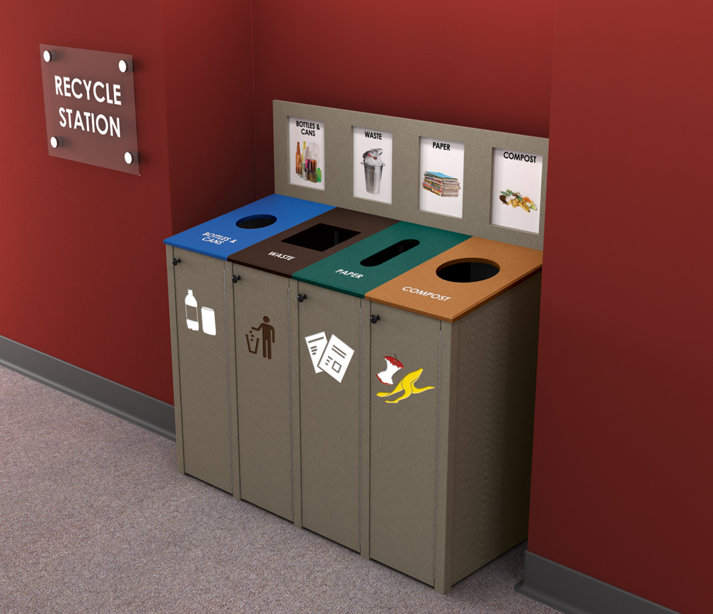 Recycling Bin Provider Donates to Charter School