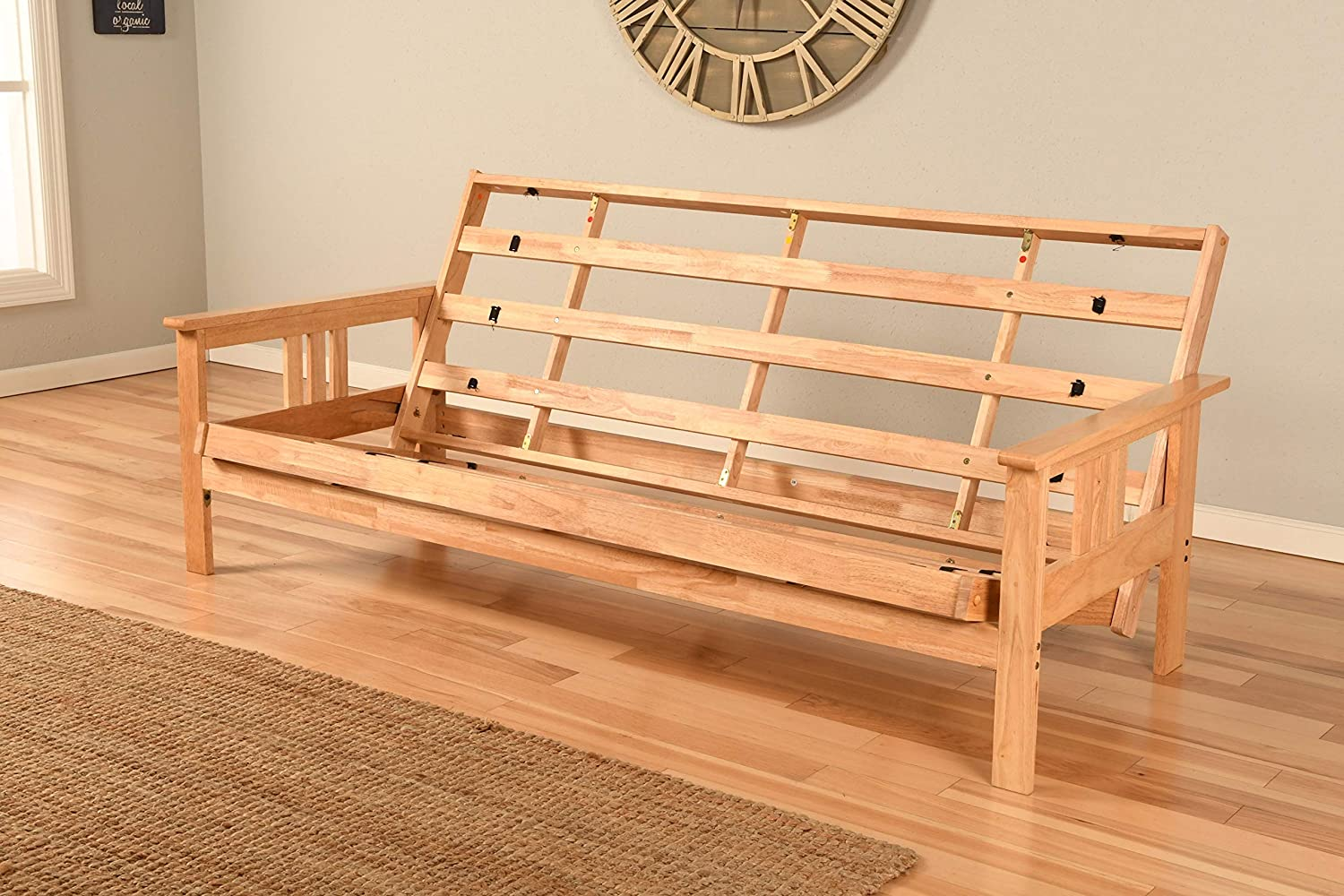 Clean your futon frame to prevent dust and mold.