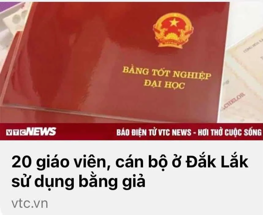 ĐỀ NGHỊ DỪNG NGAY VIỆC KIỂM TRA BẰNG CẤP, VÌ SẼ LÀM LỘ "BÍ MẬT NHÀ NƯỚC"?