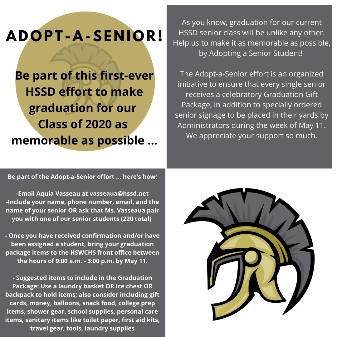 Adopt A Hssd Senior Student Hot Springs School District