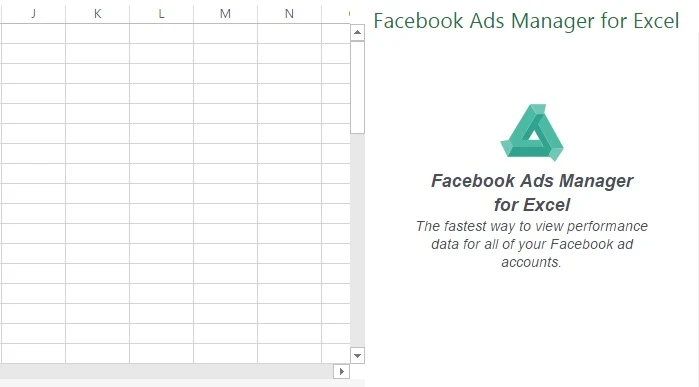 Excel Facebook Ads manager