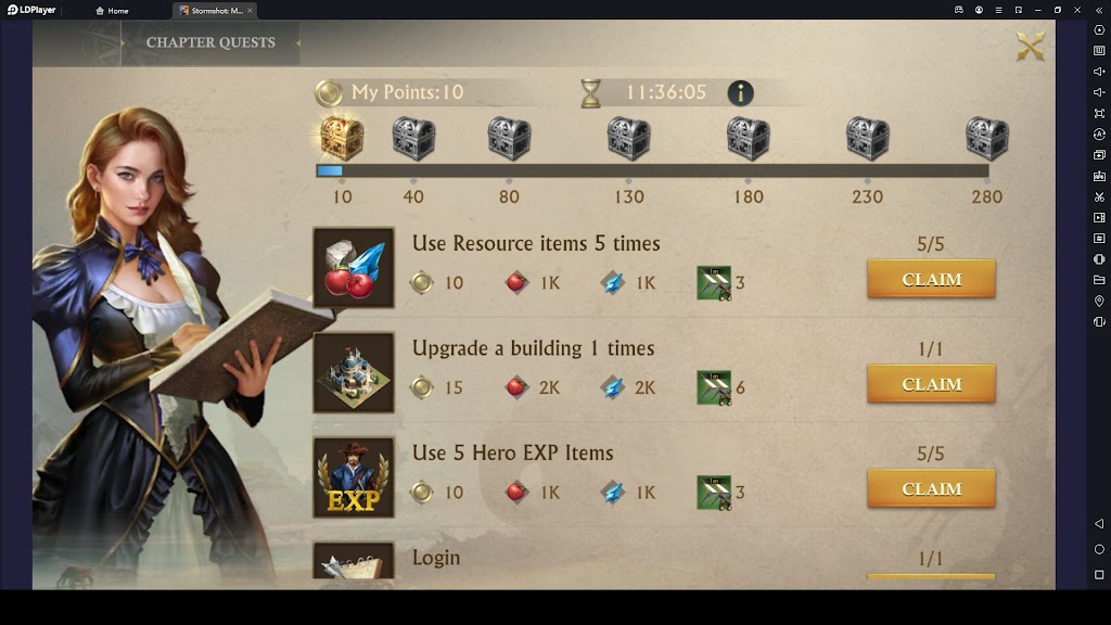 Stormshot Quests