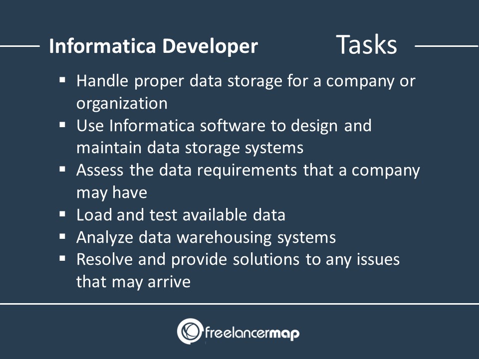 Responsibilities of an Informatica Developer