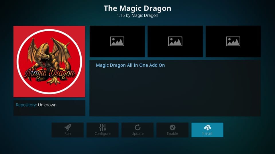how to install the magic dragon kodi addon