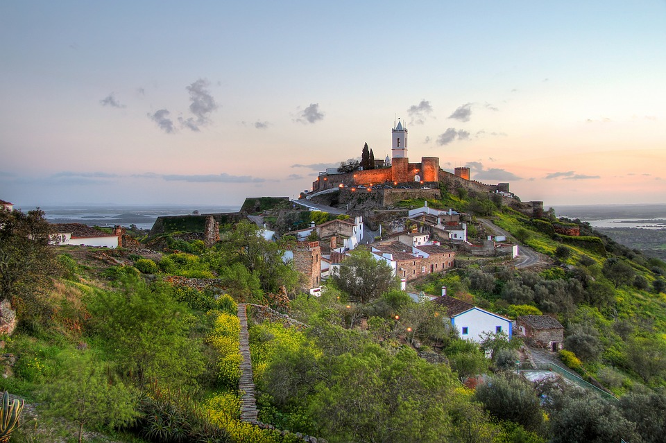 Uitzicht in Alentejo, Portugal