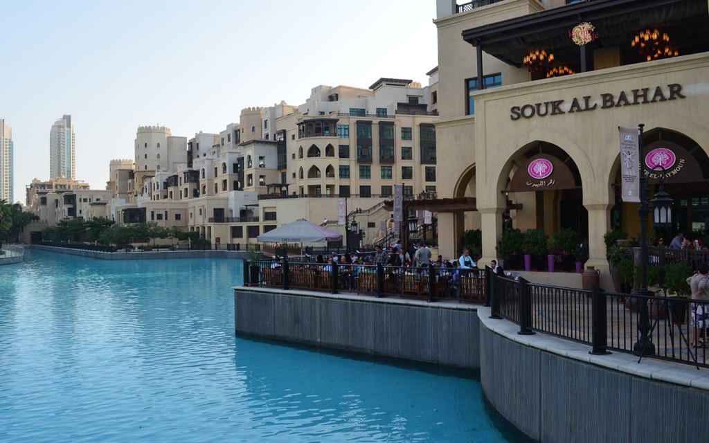 Enjoy waterfront dining at Souk Al Bahar