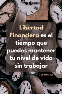 Libertad Financiera es una medida de tiempo