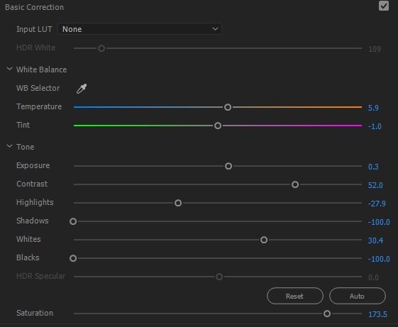 Chỉnh màu video trong Adobe Premiere