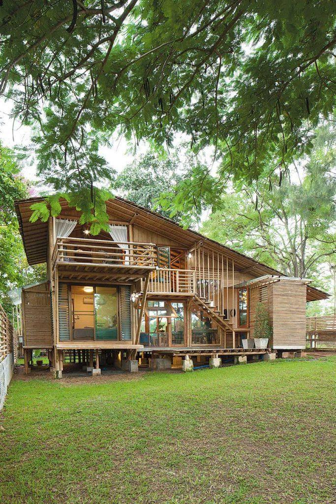 Model Rumah Bambu Di Atas Kolam Asiasxt