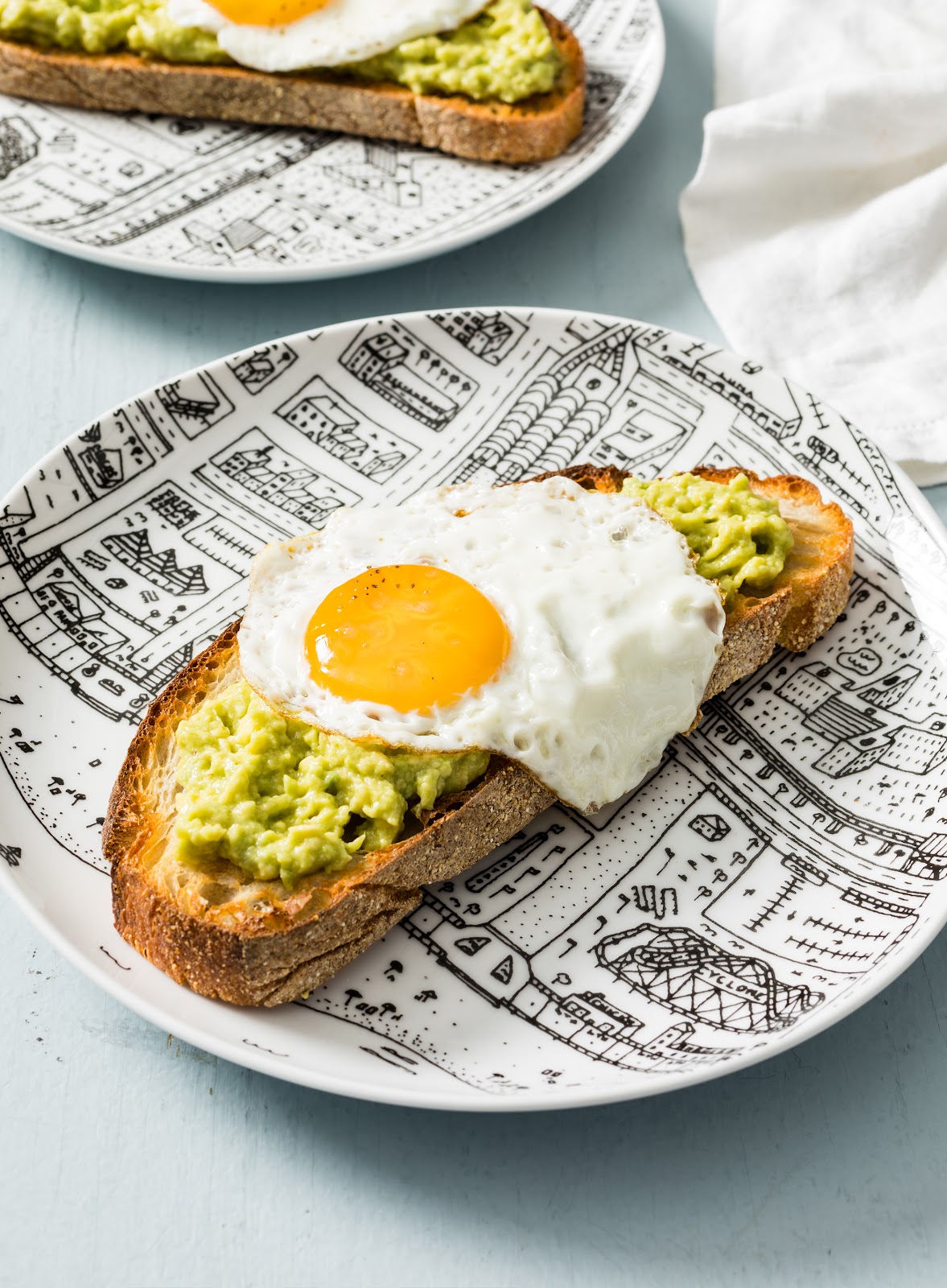 Image result for fried eggs on toast