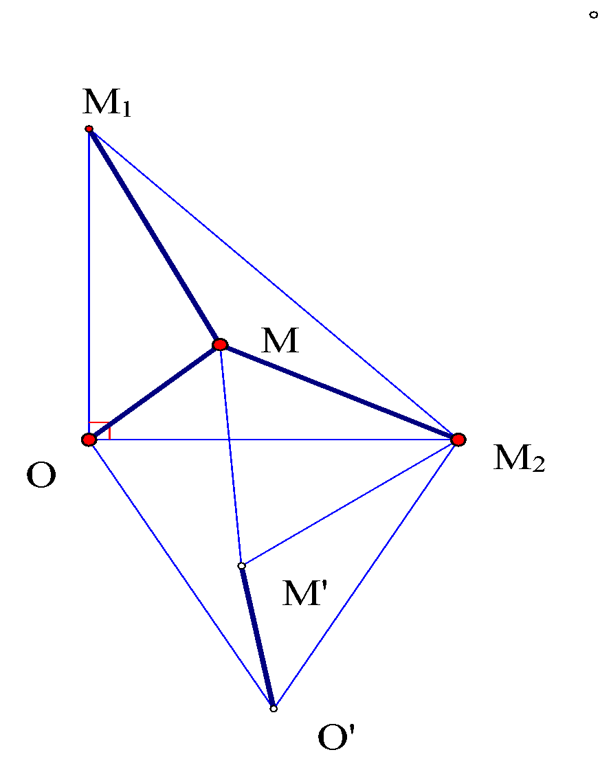 </em>Cho số phức (z), ({z_1}), ({z_2}) thoả mãn (sqrt 2 left| {{z_1}} right| = sqrt 2 left| {{z_2}} right| = left| {{z_1} - {z_2}} right| = 6sqrt 2 ). Giá trị nhỏ nhất của (P = left| z right| + left| {z - {z_1}} right| + left| {z - {z_2}} right|) bằng 1