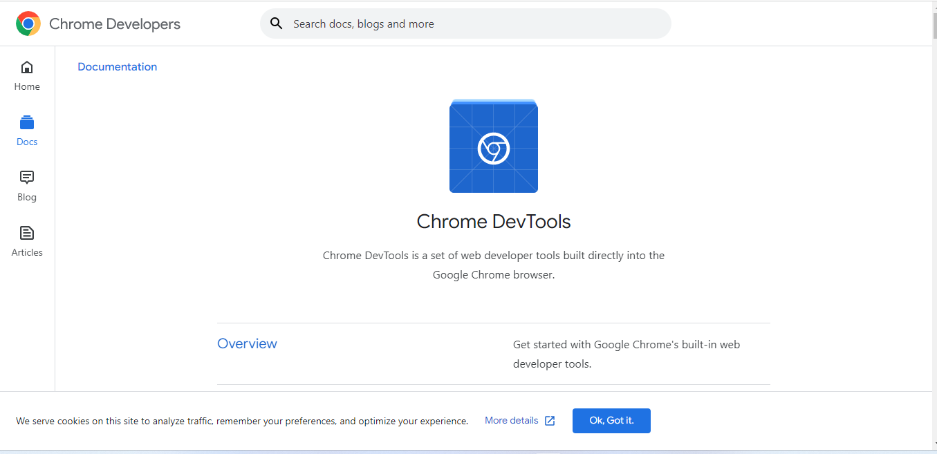 Chrome 开发者工具