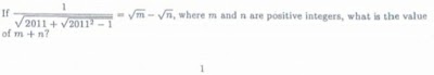 PRMO / IOQM ALGEBRA ARCHIVE 