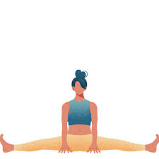 Yoga seated wide angle pose perimenopause