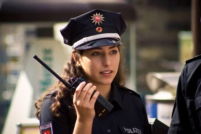 The most beautiful police girls from Germany