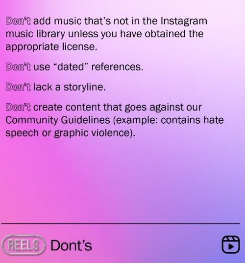 Dicas do Instagram Reels