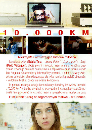Tył ulotki filmu '10.000 km'