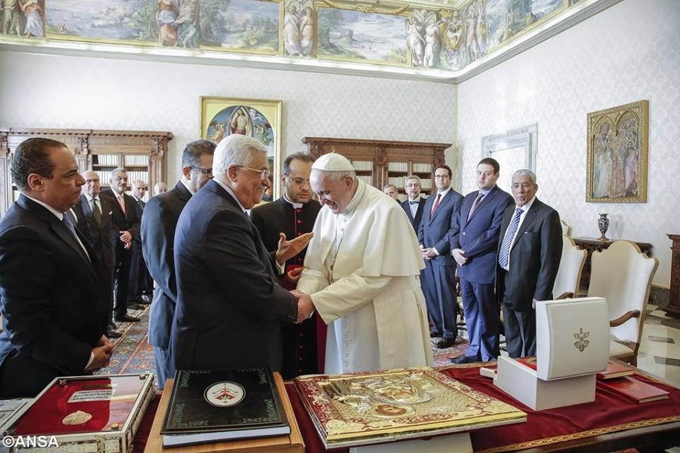 Đức Thánh Cha Phanxico gặp gỡ Tổng thống Palestine, Mahmoud Abbas
