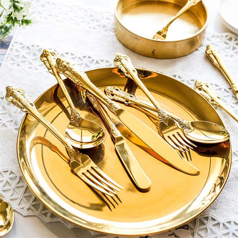 Gold Dinnerware Set