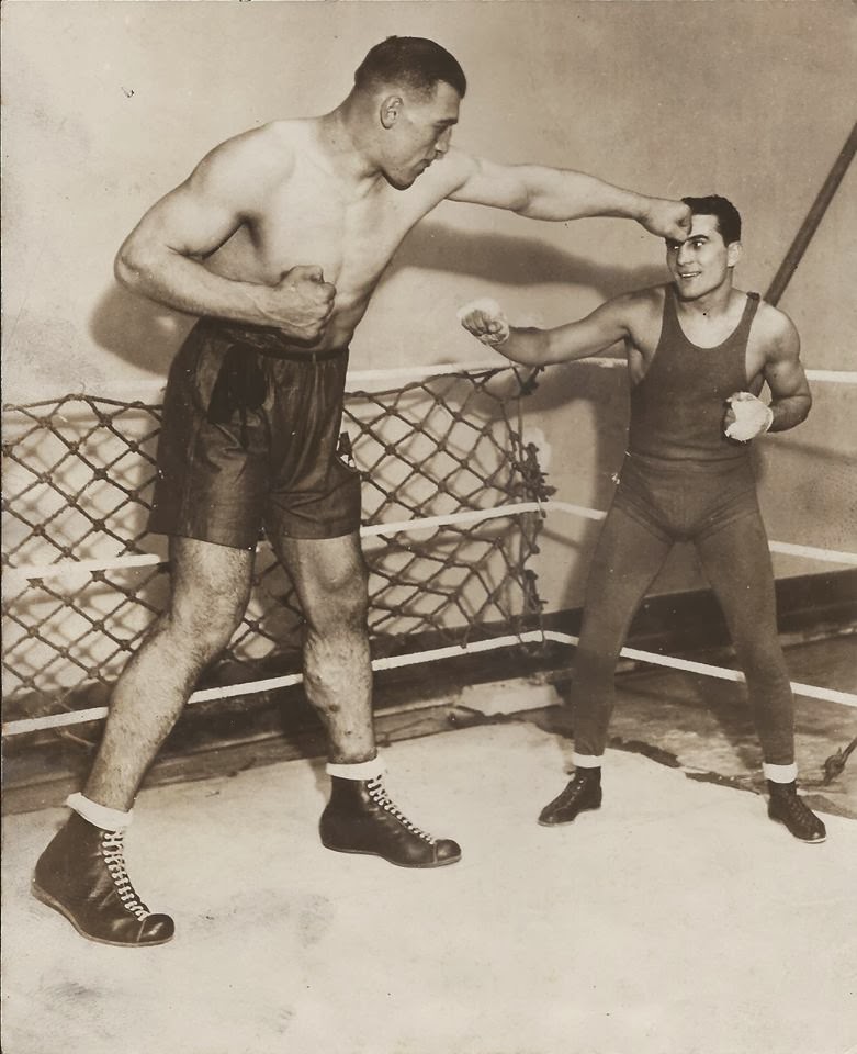 Primo Carnera and Fidel LaBarbara Flyweight Champ c.1929.jpg