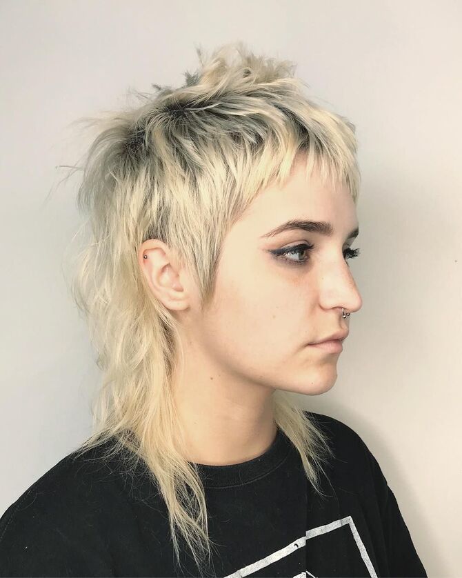 Trendy mullet haircut - are you ready for a bold change?  19