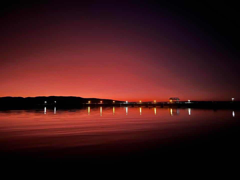 sunset on Lake Kununurra 