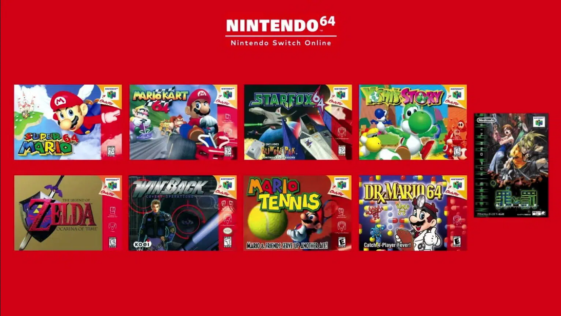 Nintendo 64 games at Nintendo Direct