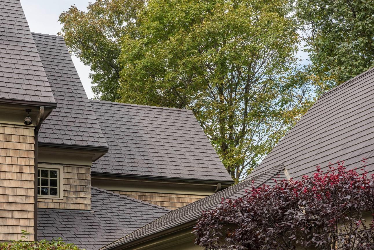 Roof of a house in Toronto, Canada