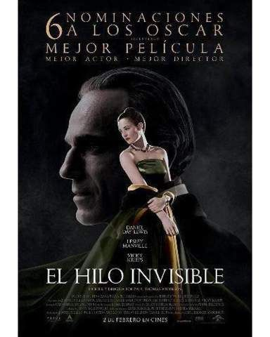 Portada de la película de moda El Hilo Invisible, ganadora del Óscar al mejor vestuario en 2018.
