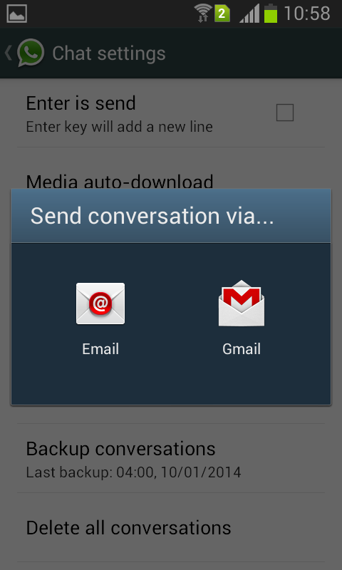 print whatsapp messages