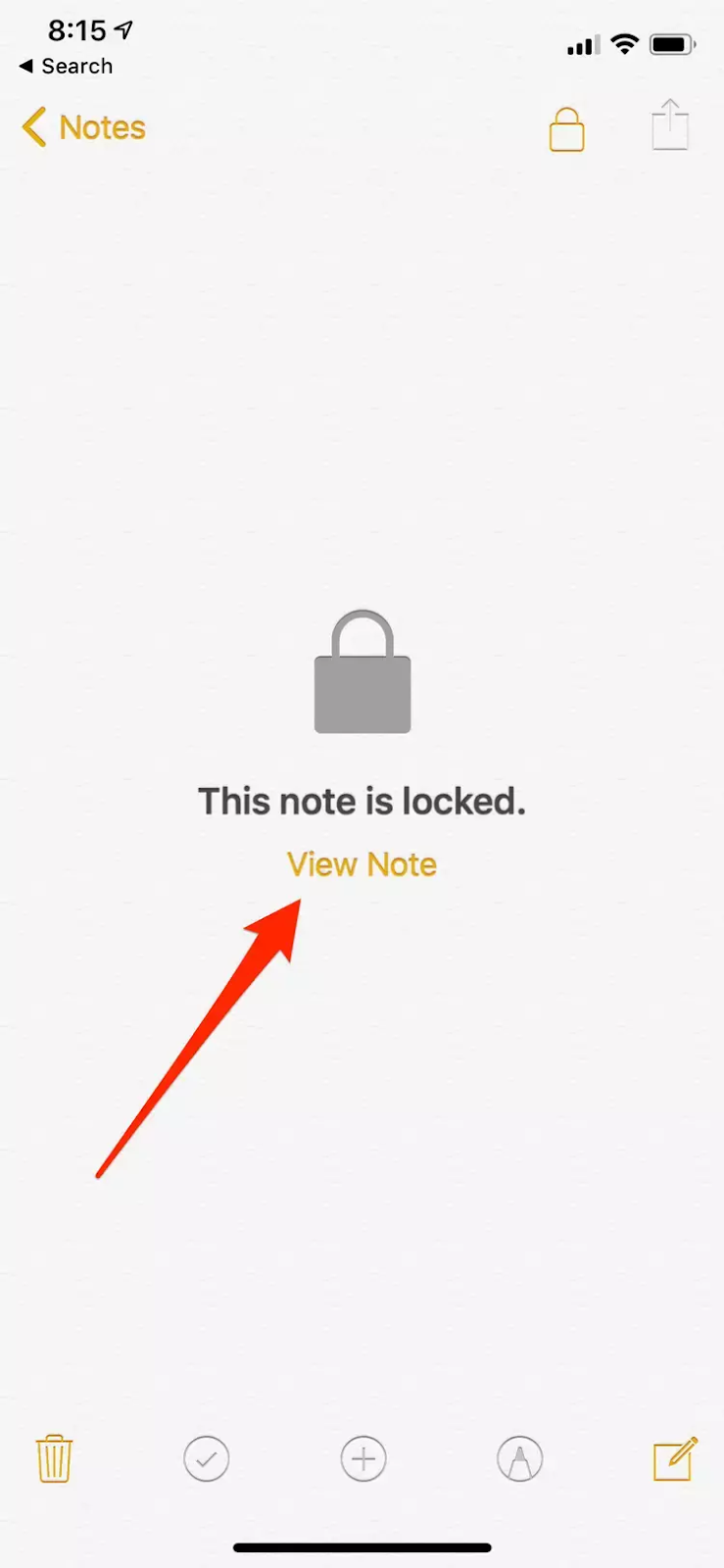 Lock Individual Notes