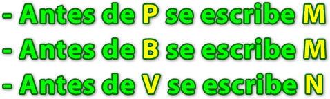 Usar correctamente mb - nv - mp