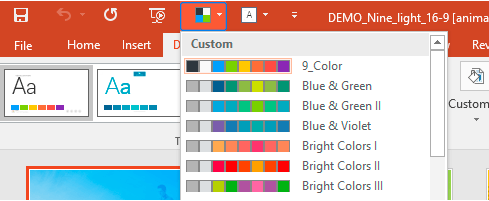 change color in powerpoint