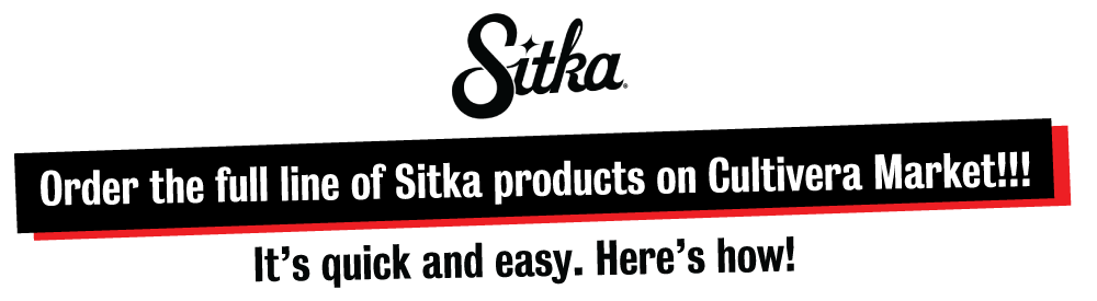 black and red font banner featuring Sitka logo and white and black text