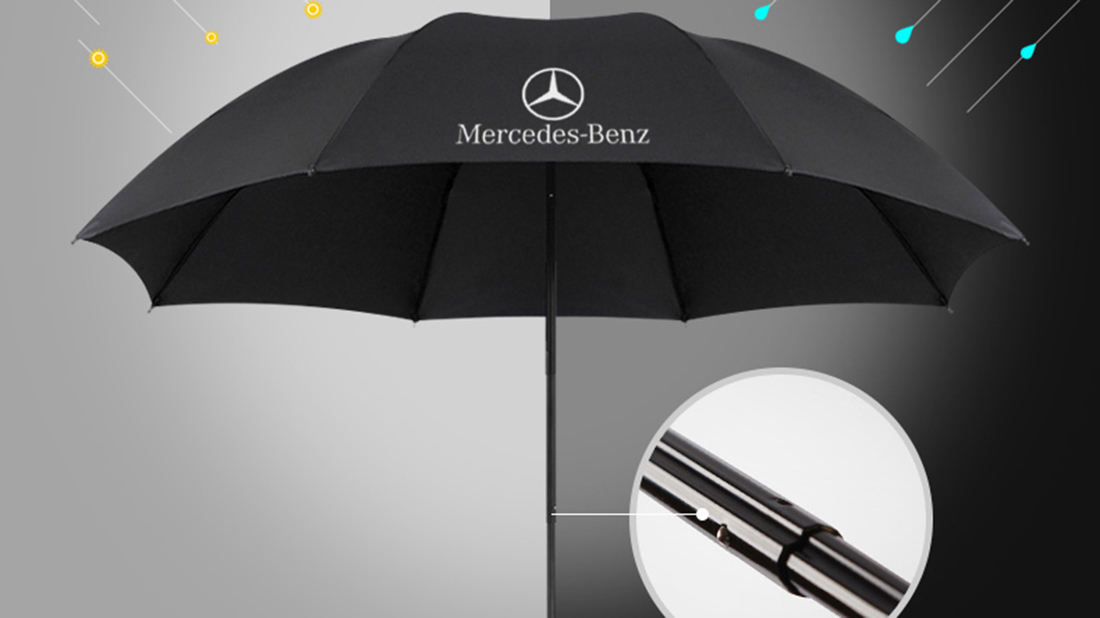 benz symbol umbrella gift items for new home