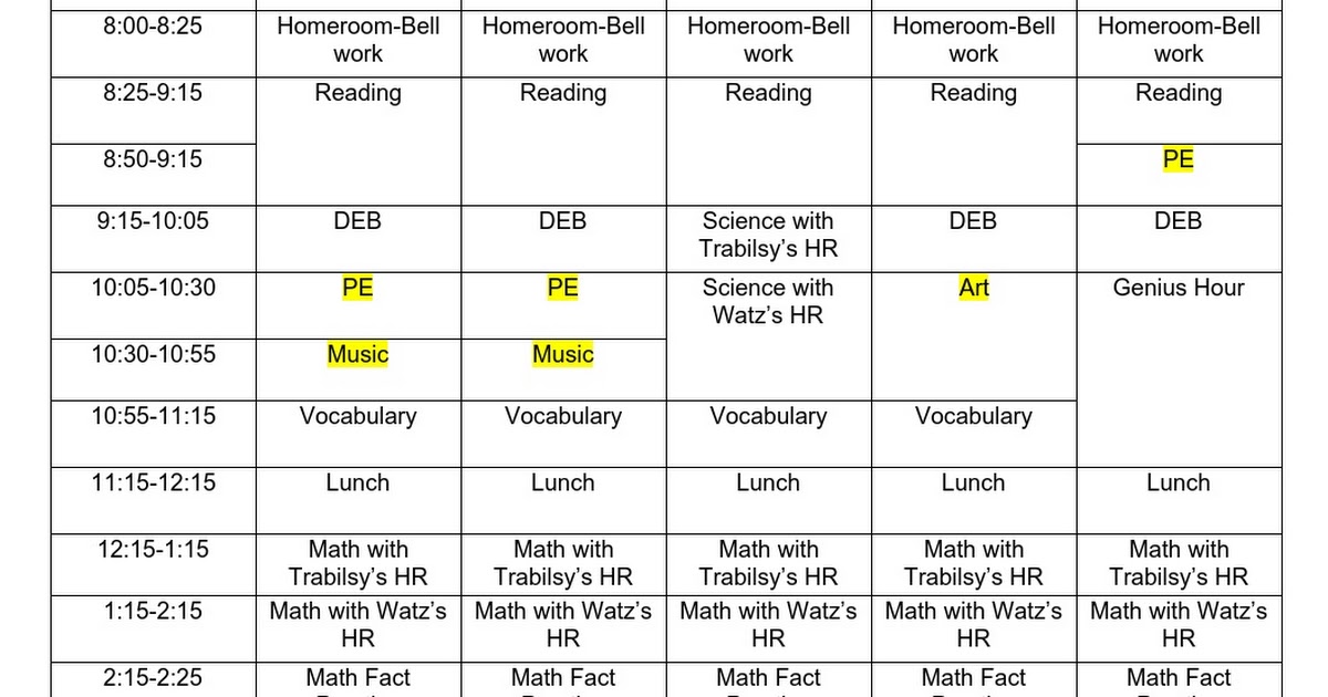 Watz 2015_2016 Schedule