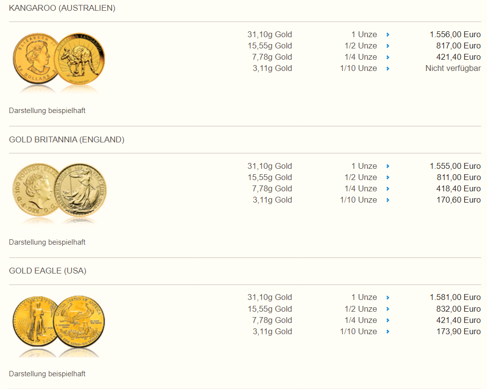 dkb Goldmünzen 1