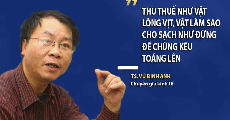 thu thuế cũng như nhổ lông vịt, nhổ sao cho sạch lông nhưng đừng để cho vịt kêu toáng lên