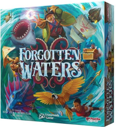 Forgotten Waters ¡Desventuras de Piratas en un Mundo Mágico!, juego de mesa