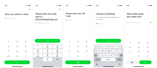Signing up for Cash App is the first step before using Cash App Borrow. 